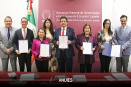 ANUIES da bienvenida y entrega constancias de Asociadas a Instituciones de Educación Superior